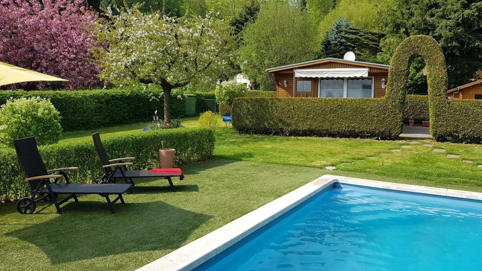 Harztor Poolhaus Im Suedharzヴィラ エクステリア 写真
